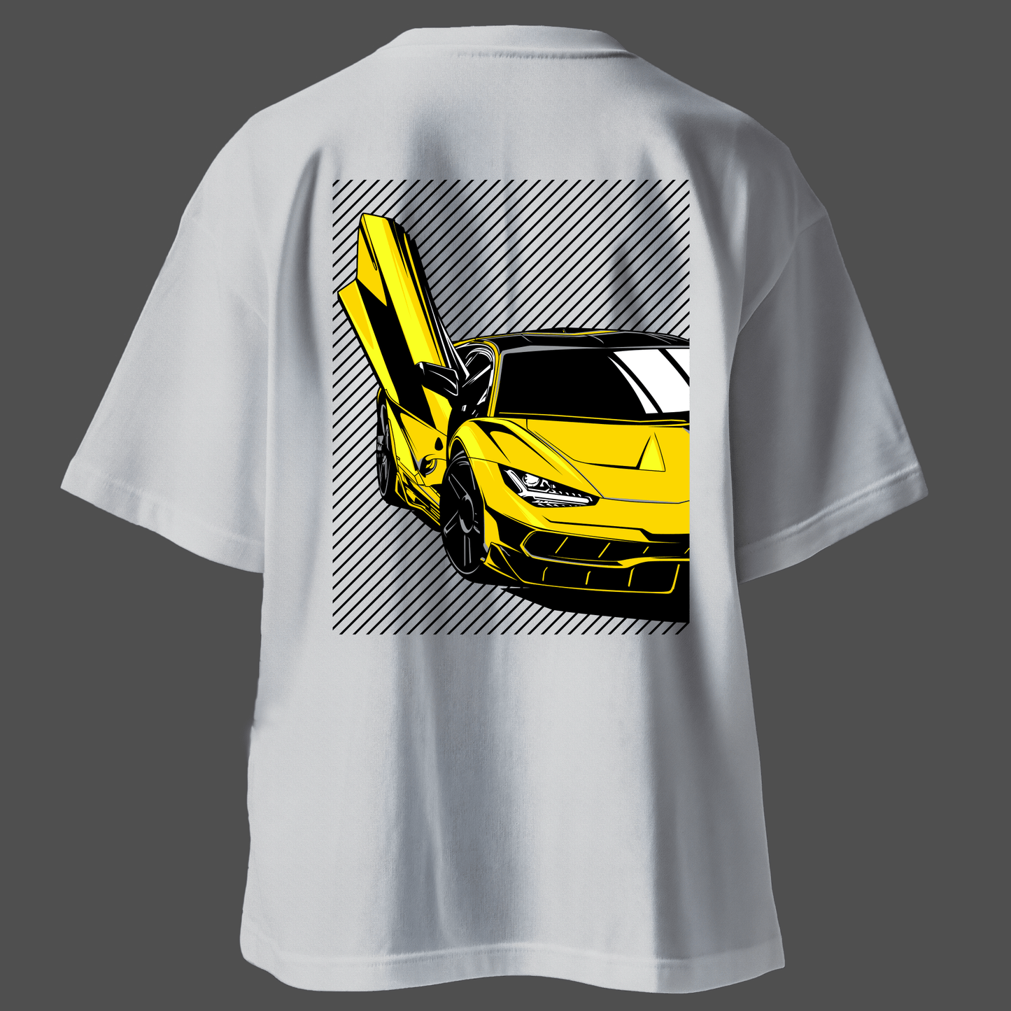 Lamborghini Supercar T-Shirt | Car Oversized Tee | Urban Streetwear - Mythic Wear