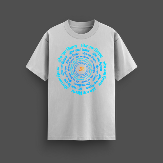 Shiva Terry Oversized T-Shirt | Om Namah Shivaya Design | Mythicwear