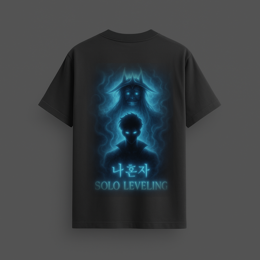 Solo Levling Oversized T-Shirt | Solo Leveling Inspired Anime Tee | Mythicwear Exclusive