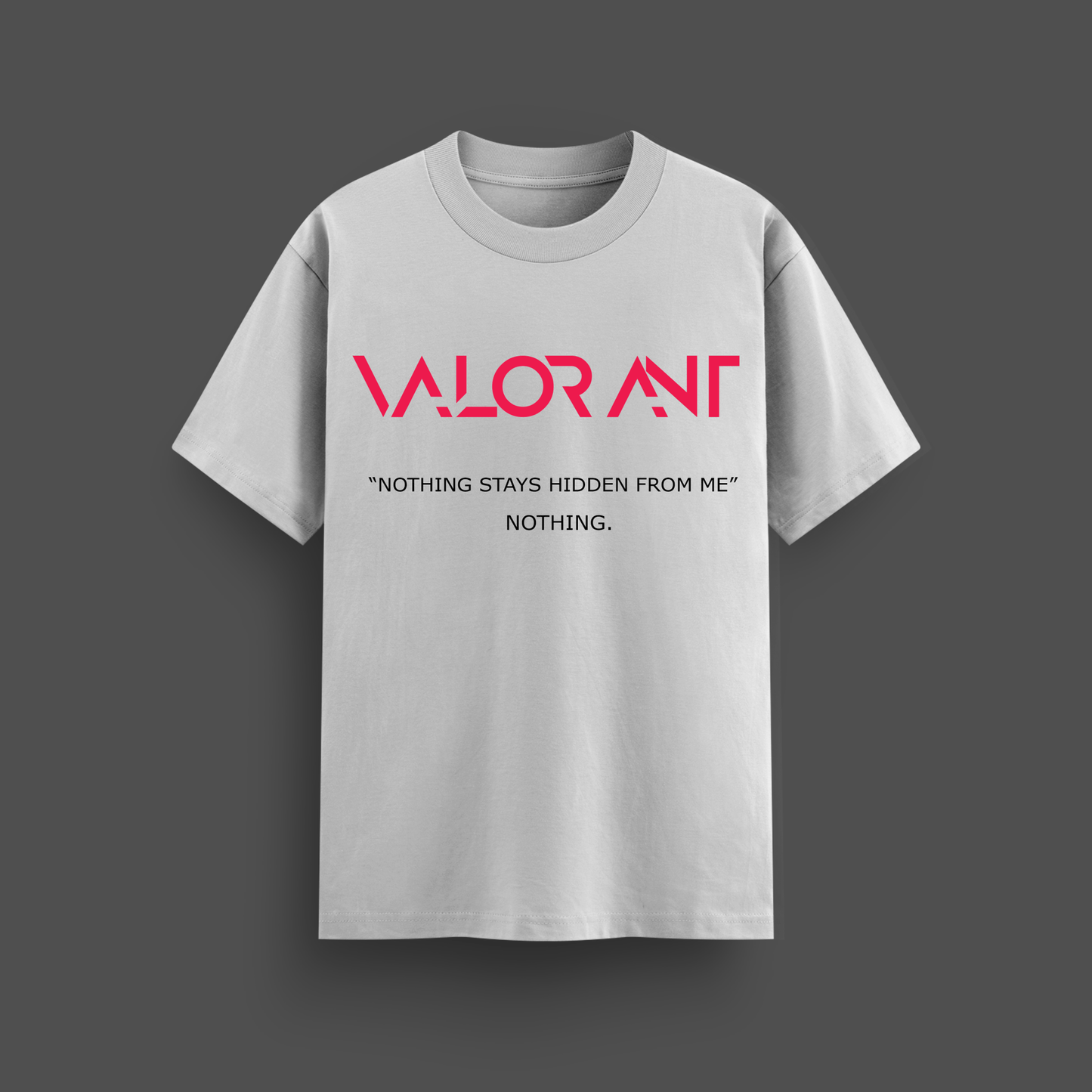 Cypher Valorant T-shirt - Oversized Terry Shirt - Mythic Wear