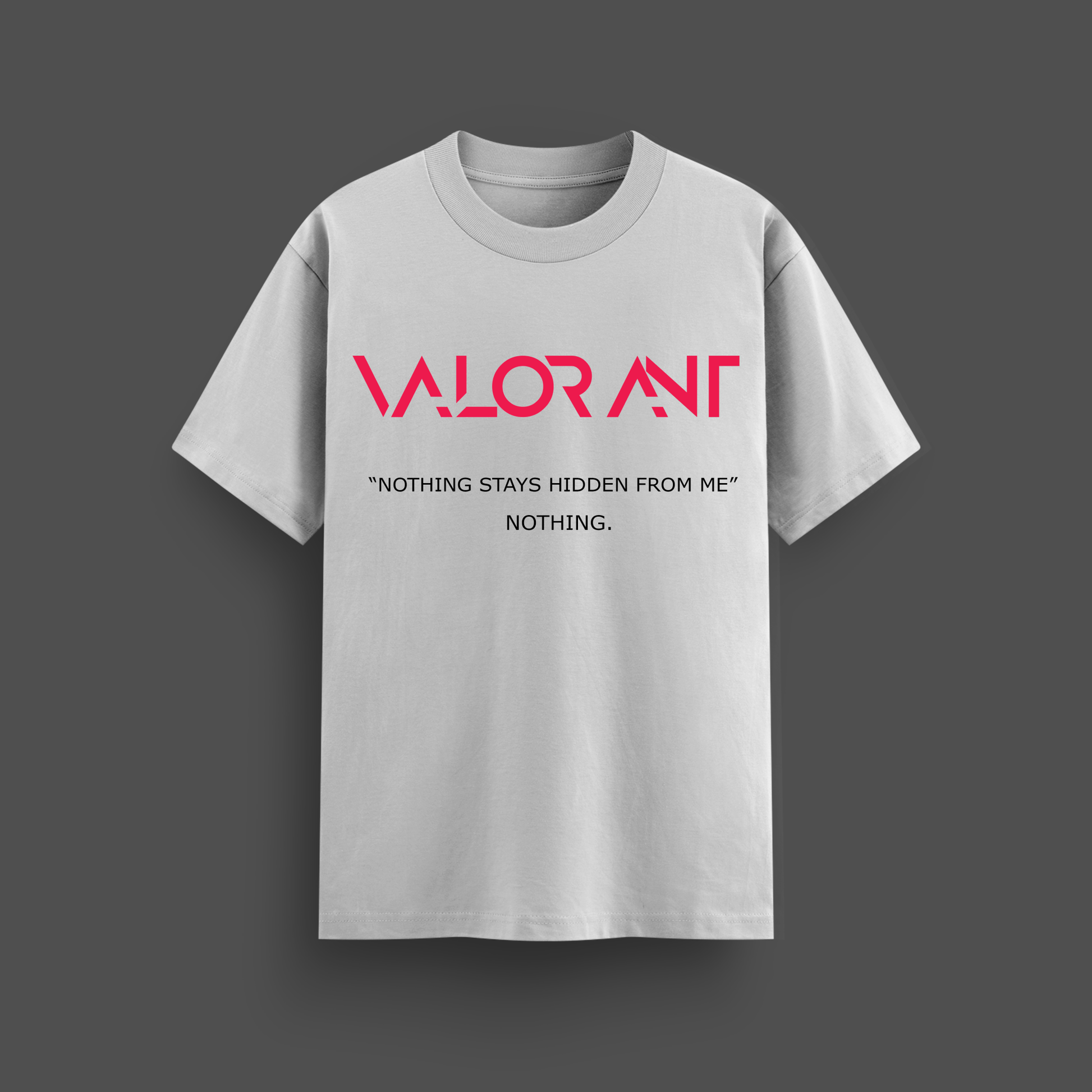 Cypher Valorant T-shirt - Oversized Terry Shirt - Mythic Wear