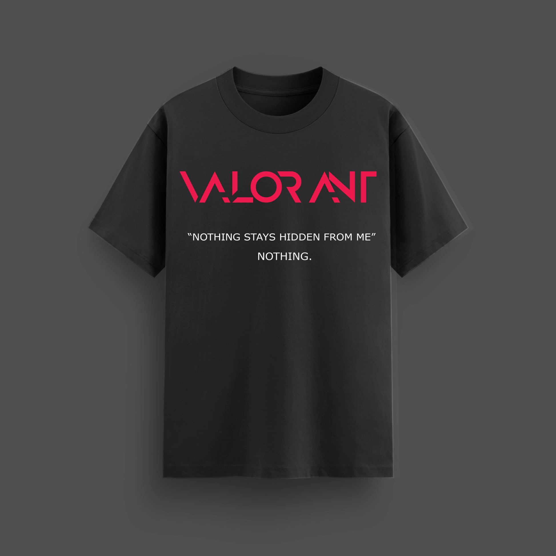 Cypher Valorant T-shirt - Oversized Terry Shirt - Mythic Wear