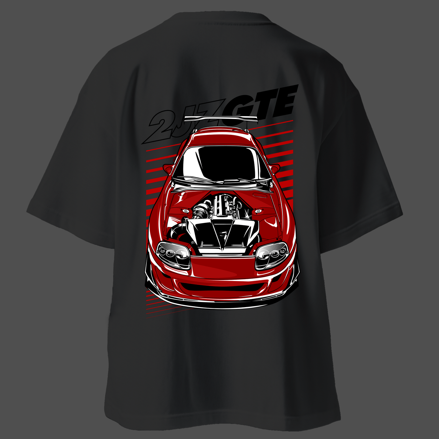 GT Supra T-Shirt | Oversized Tee | Urban Streetwear - Mythic Wear