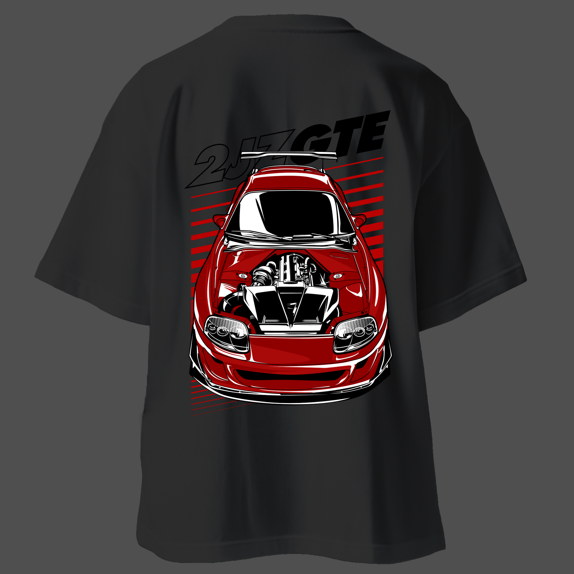 GT Supra T-Shirt | Oversized Tee | Urban Streetwear - Mythic Wear