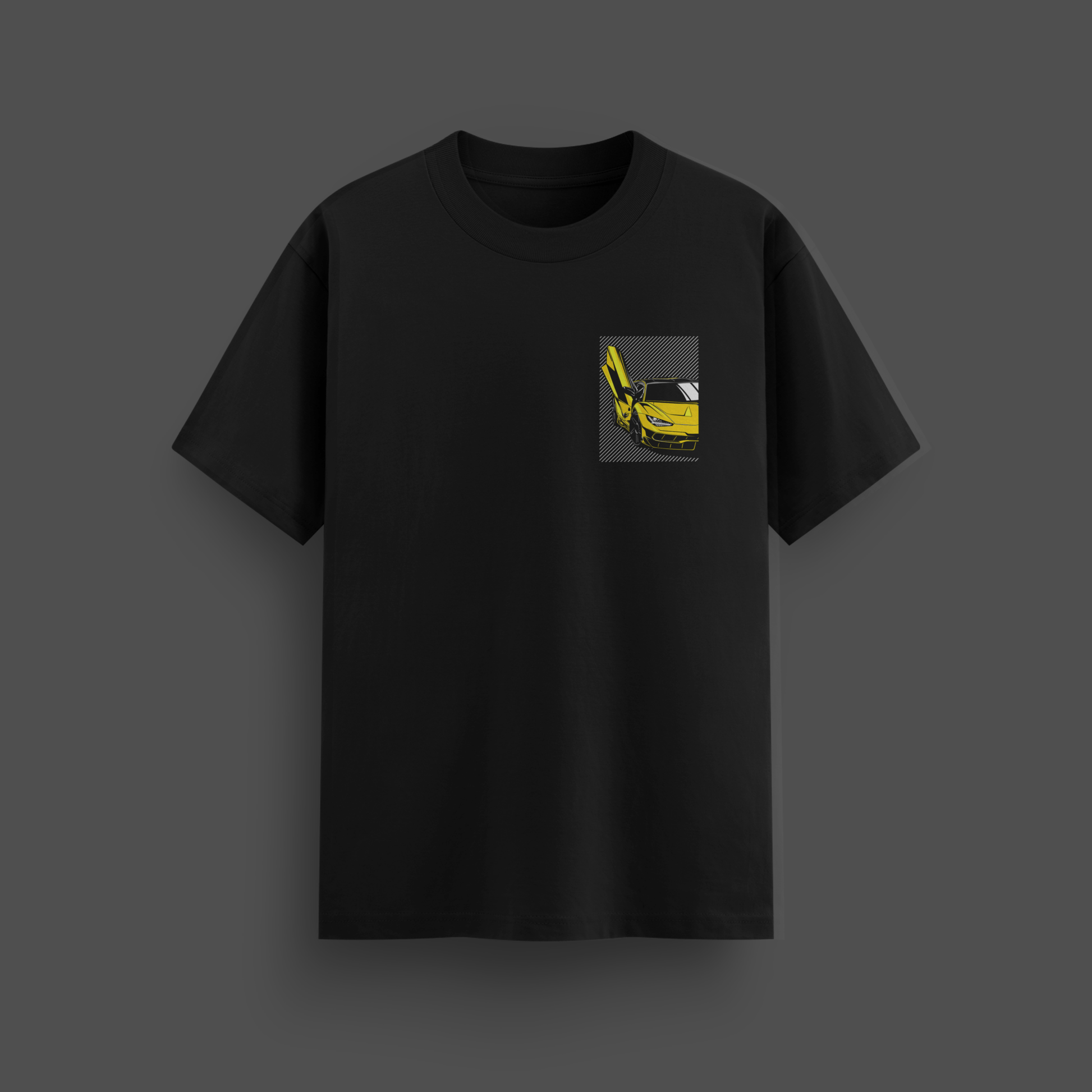 Lamborghini Supercar T-Shirt | Car Oversized Tee | Urban Streetwear - Mythic Wear