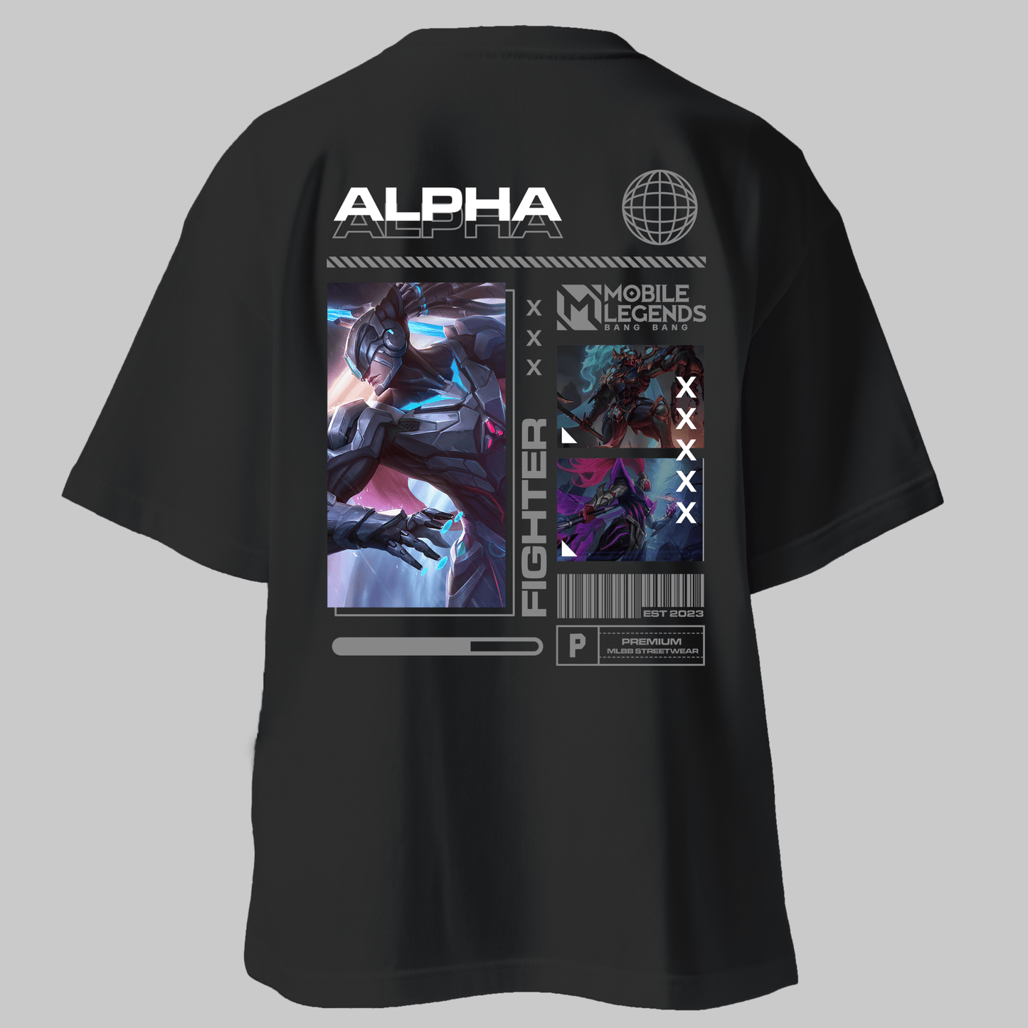 Mobile Legends Alpha Fighter Oversized T-Shirt - Mythic Wear