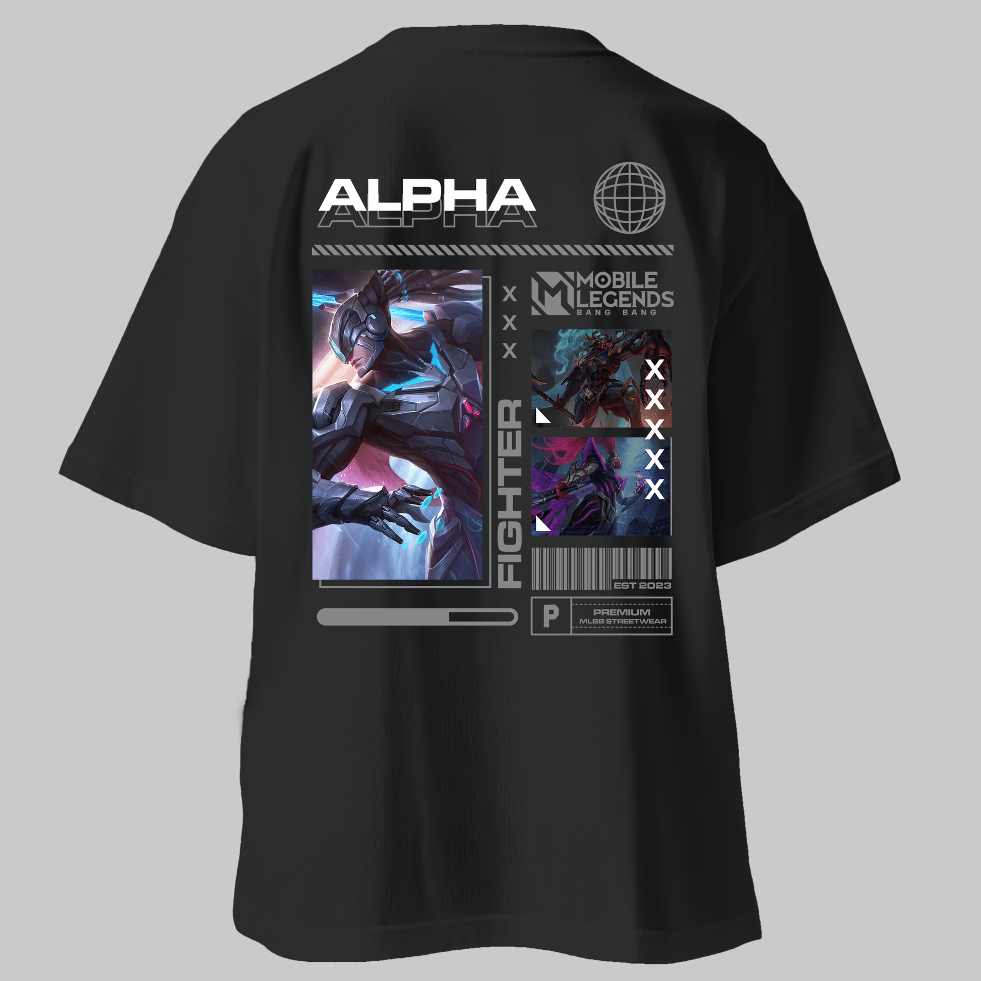 Mobile Legends Alpha Fighter Oversized T-Shirt - Mythic Wear