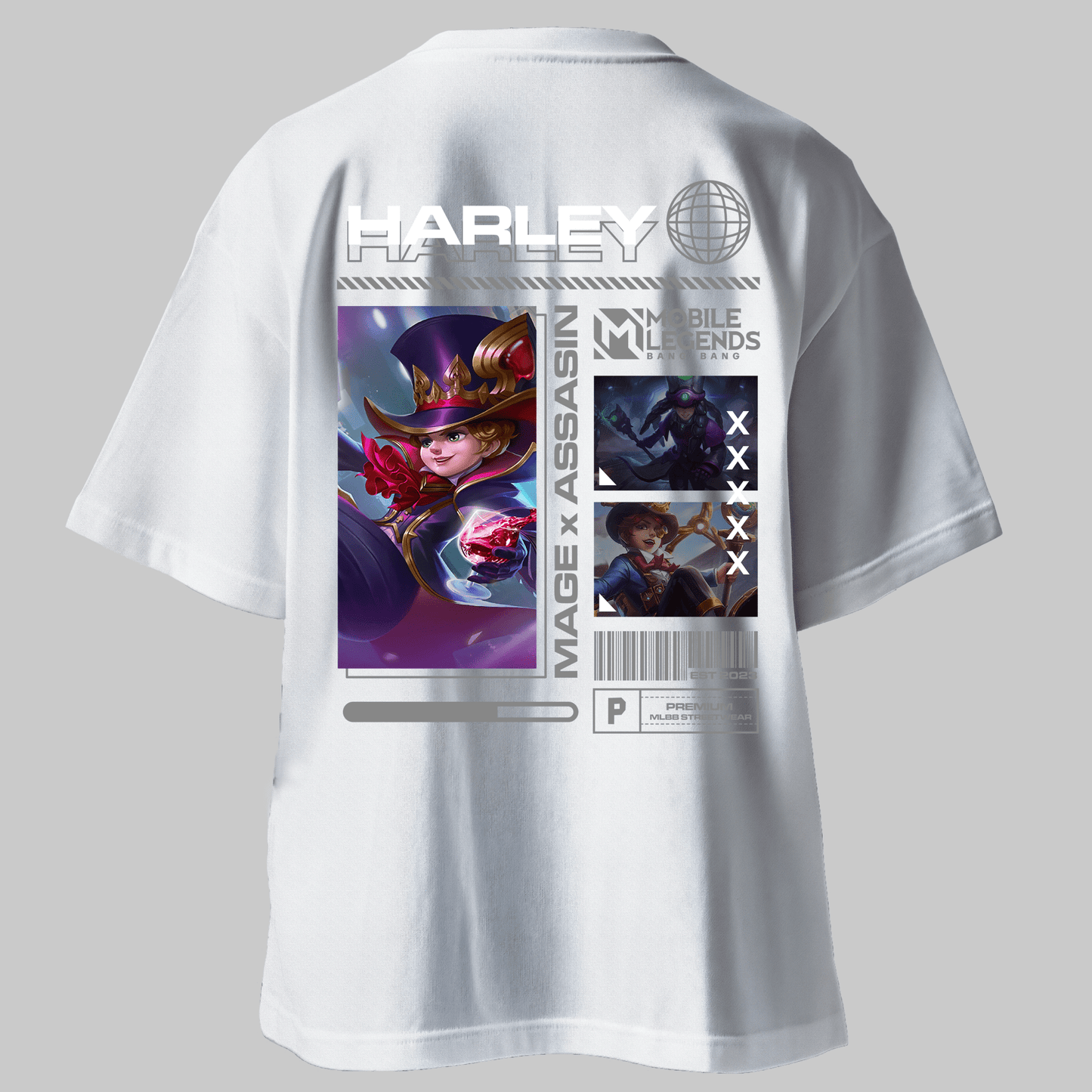Mobile Legends Harley Mage Oversized T-Shirt - Mythic Wear