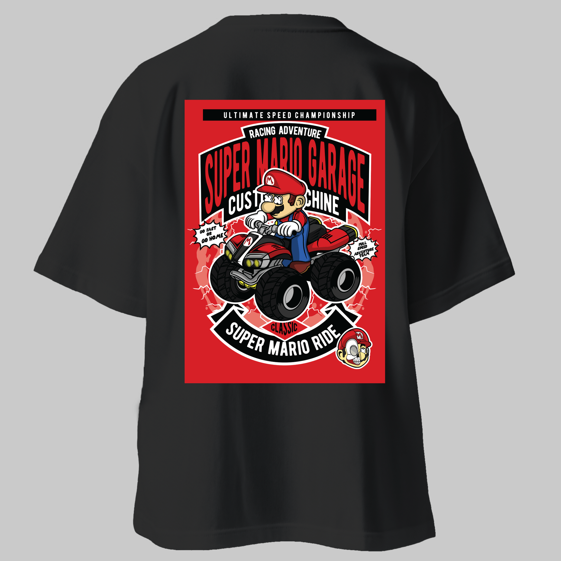 Super Mario Oversized Graphic T-Shirt | Urban Streetwear - Mythic Wear