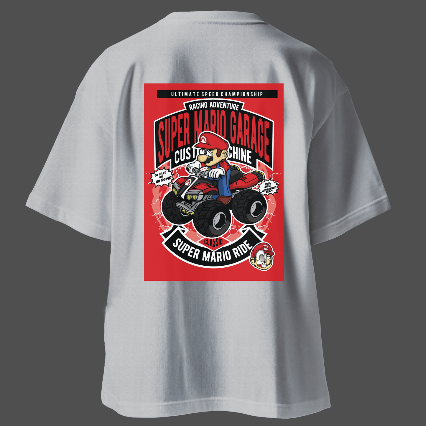 Super Mario Oversized Graphic T-Shirt | Urban Streetwear - Mythic Wear