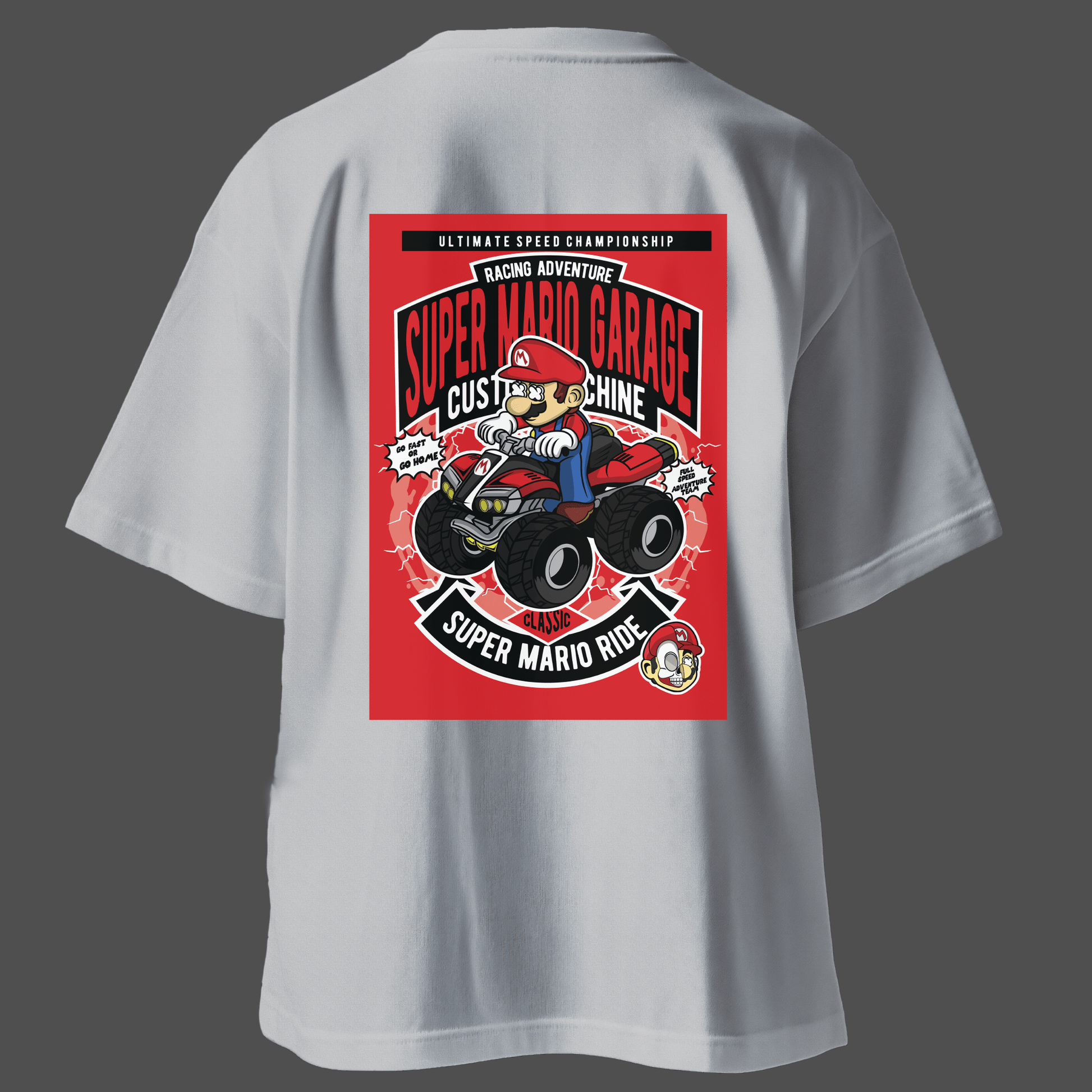 Super Mario Oversized Graphic T-Shirt | Urban Streetwear - Mythic Wear